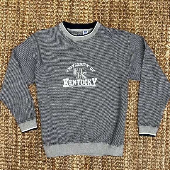 Vintage 90s Kentucky Wildcats Sweatshirt Pullover Medium  Retro UK - Picture 1 of 9